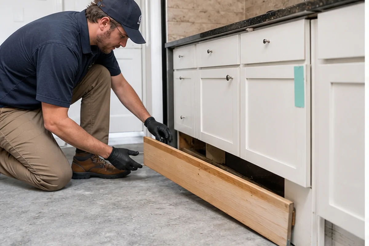 Wet cabinet and millwork inspection in Jacksonville