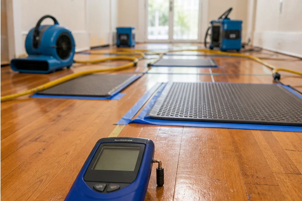 Wet flooring and subfloor review in Jacksonville