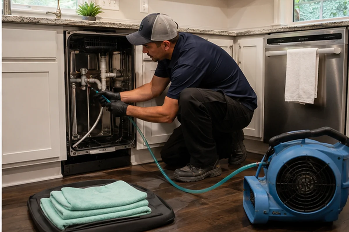 Gray Water Loss inspection and restoration planning for a Jacksonville Florida property