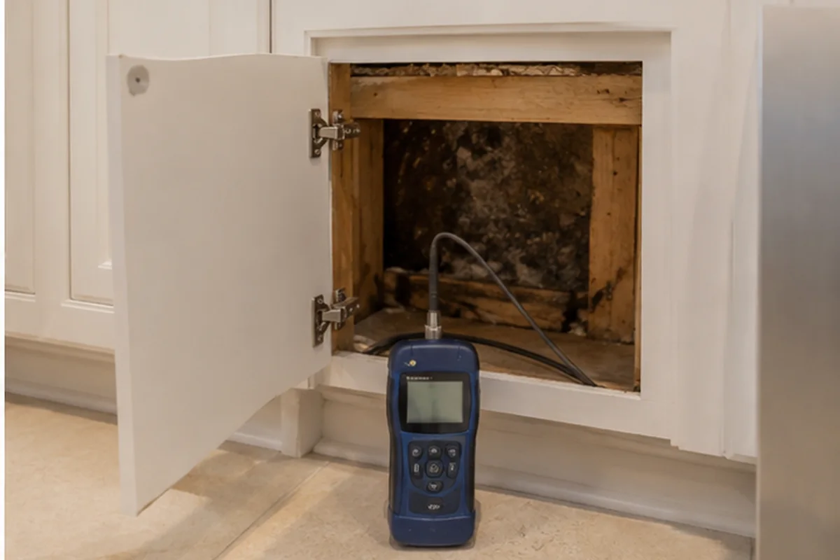 Hidden Cabinet and Wall Water inspection and restoration planning for a Jacksonville Florida property