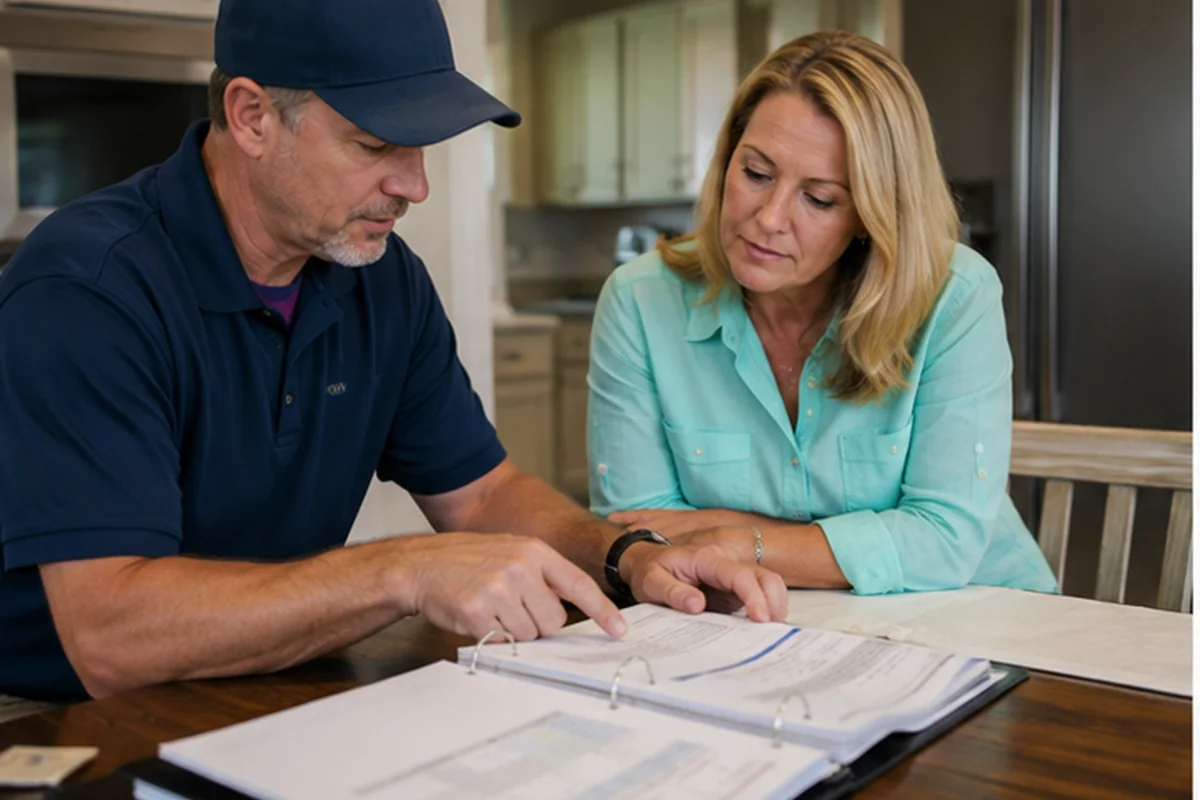 Homeowners inspection and restoration planning for a Jacksonville Florida property